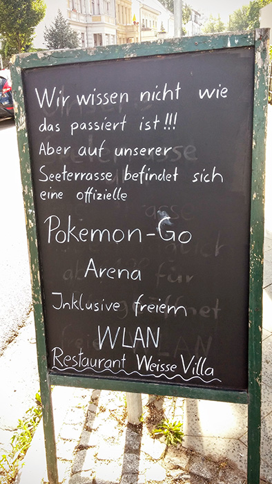 Pokemon Go Berlin Cafe