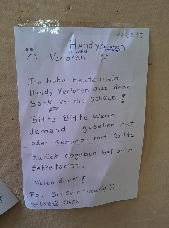 Handy verloren