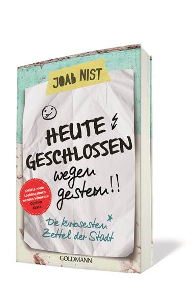 NOTES OF BERLIN Buch Joab Nist Goldmann