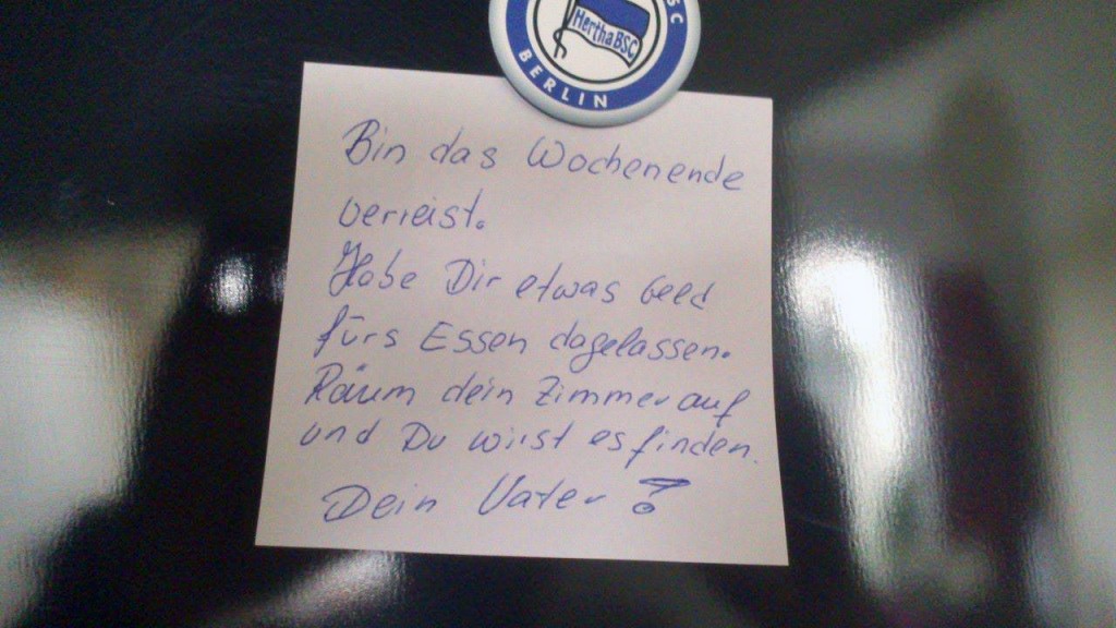 Hertha BSC junger Fan Erziehung