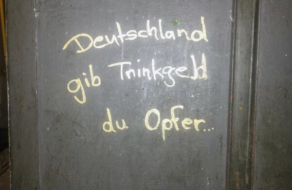 Trinkgeld geben in Deutschland Berlin