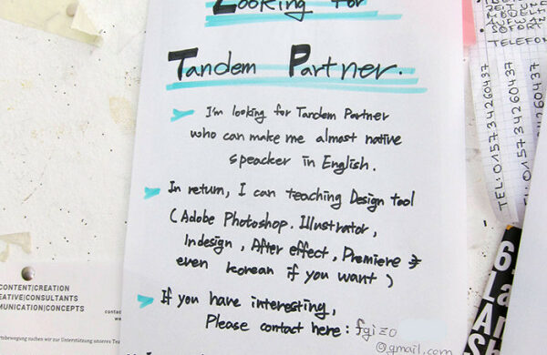 Tandem Partner Englisch Berlin