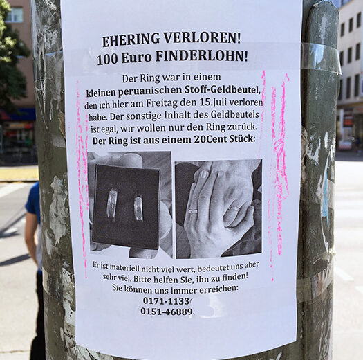 Ehering verloren