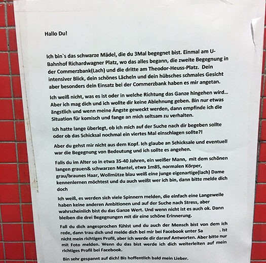 Ich suche dich