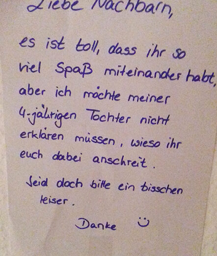 Lauter Sex Nachbarn