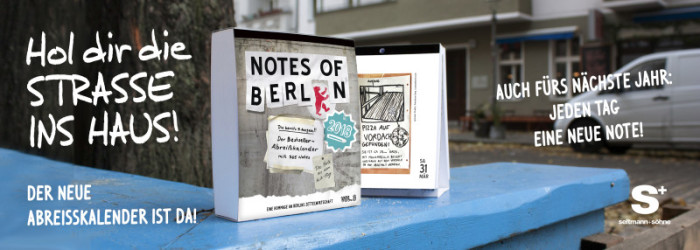 Notes of Berlin Kalender 2018