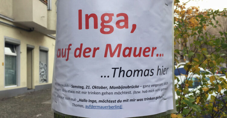Auf der Mauer