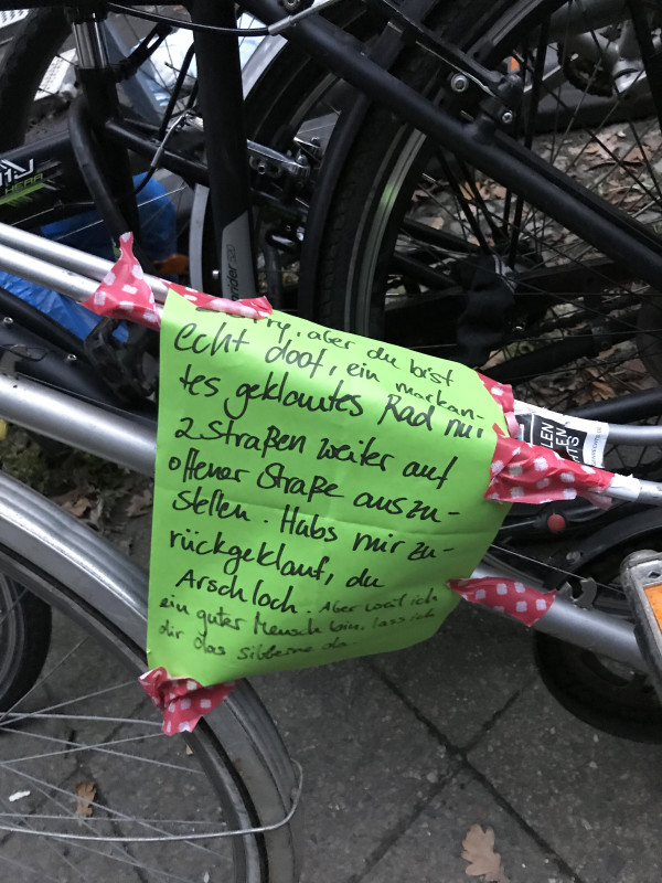 Fahrrad geklaut gestohlen Kreuzberg