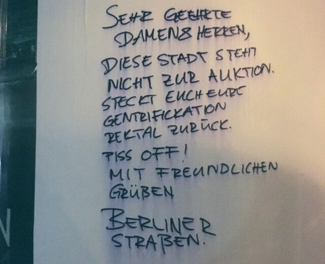 Gentrifizierung Berlin