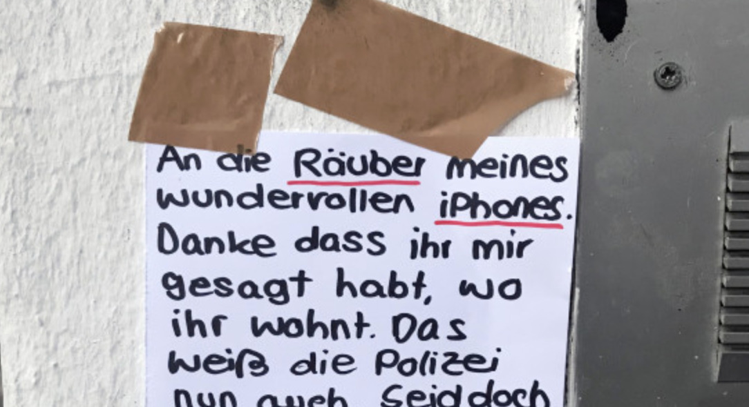 Ein gestohlenes iPhone lässt sich orten Achtung, Polizei ist unterwegs