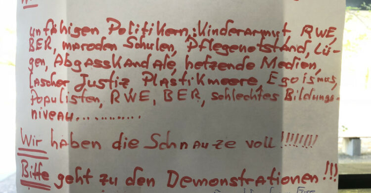 demonstrieren in berlin