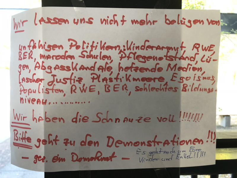 demonstrieren in berlin