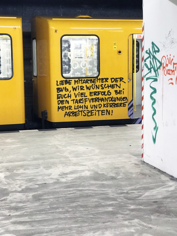 BVG Mitarbeiter Streik