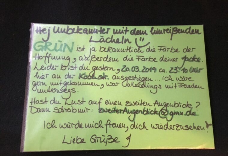 dieser eine augenblick