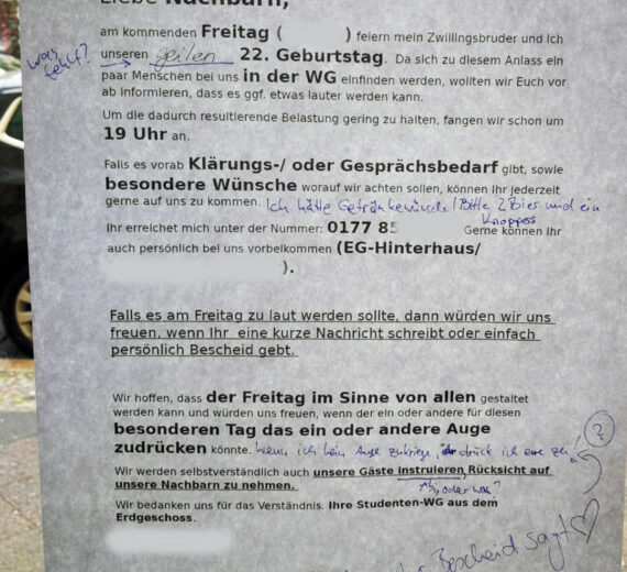 Studentenparty in Berlin