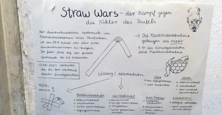 Alternativen zu Plastik Strohhalmen