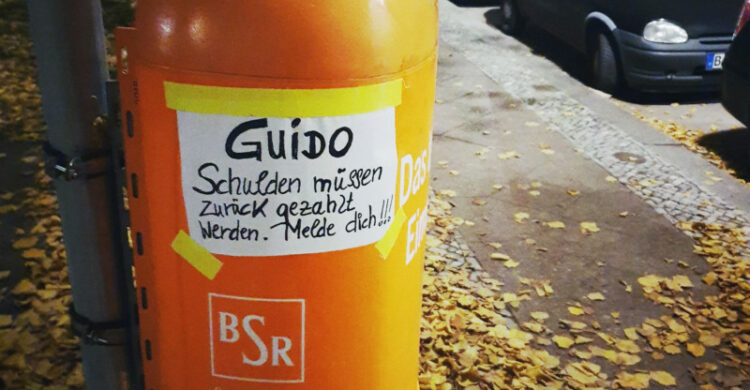 Schulden bezahlen Berlin