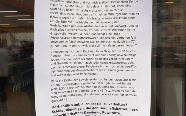 Corona Hamsterkäufe