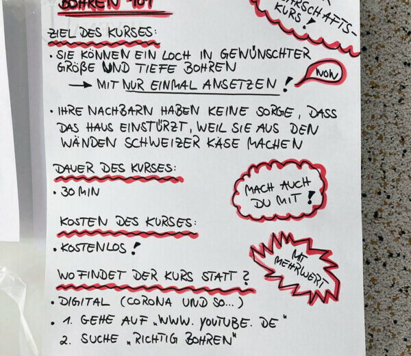 Wenn Nachbarn bohren