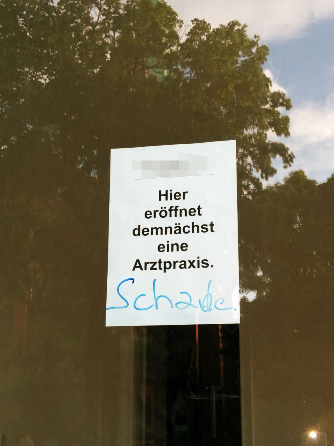 Frag deinen Arzt oder Apotheker! Die Eröffnung wurde nicht verschrieben