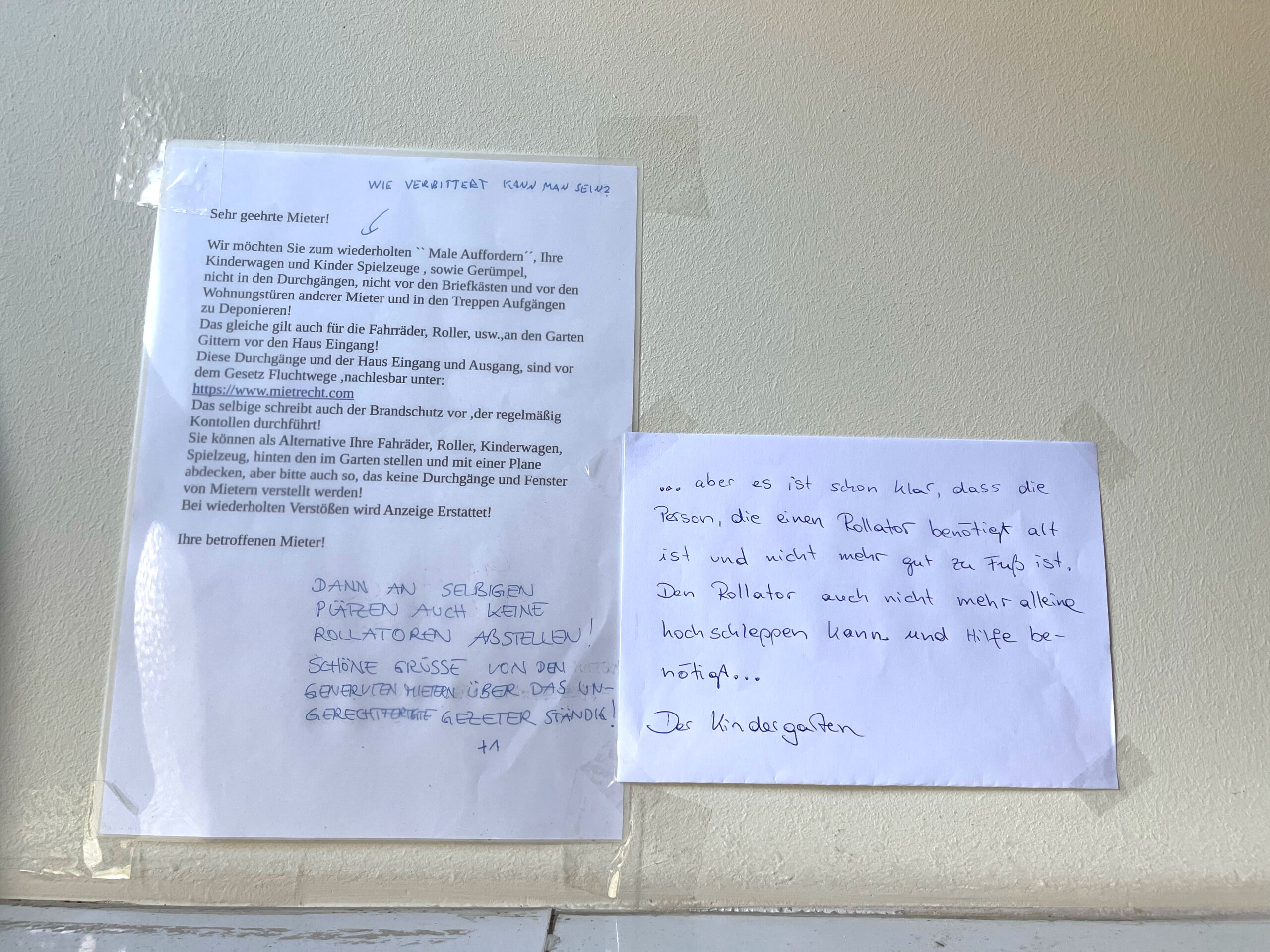 Brandschutz im Haus - Was darf nun im Treppenhaus stehen?