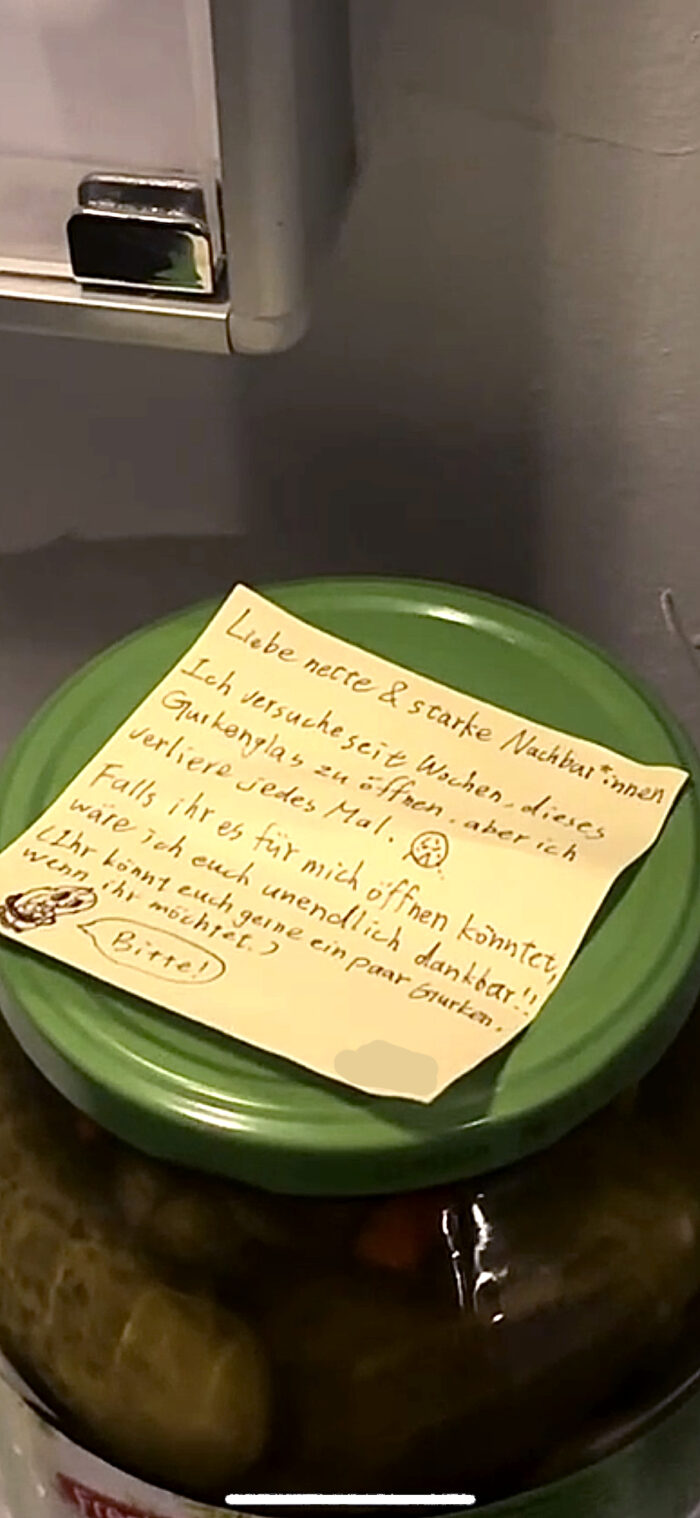 Trick zum Gurkenglas öffnen?